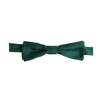 Men Green 100% Silk Adjustable Neck Papillon Bow Tie