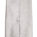Men Gray 100% Silk Textured Adjustable Tied Necktie Tie