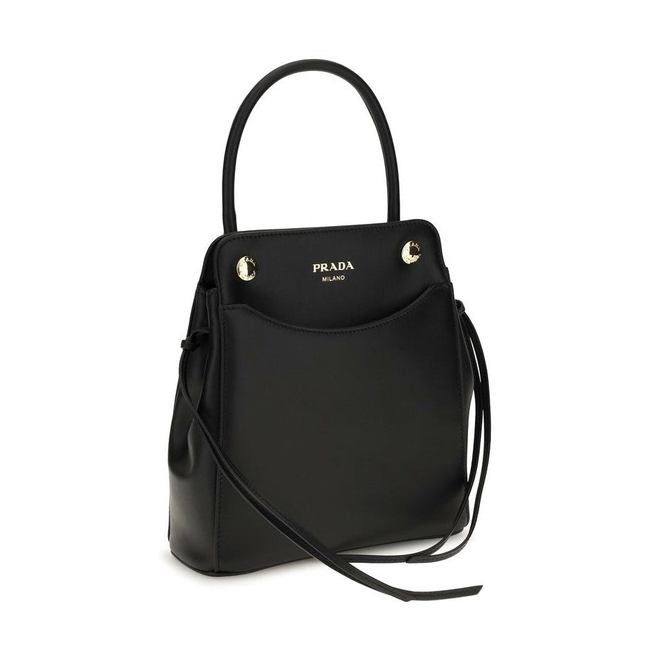 Black Calf Leather Bos Taurus Shoulder Bag