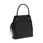 Black Calf Leather Bos Taurus Shoulder Bag
