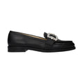 Jimmy Choo Black Leather Slip-On Loafers