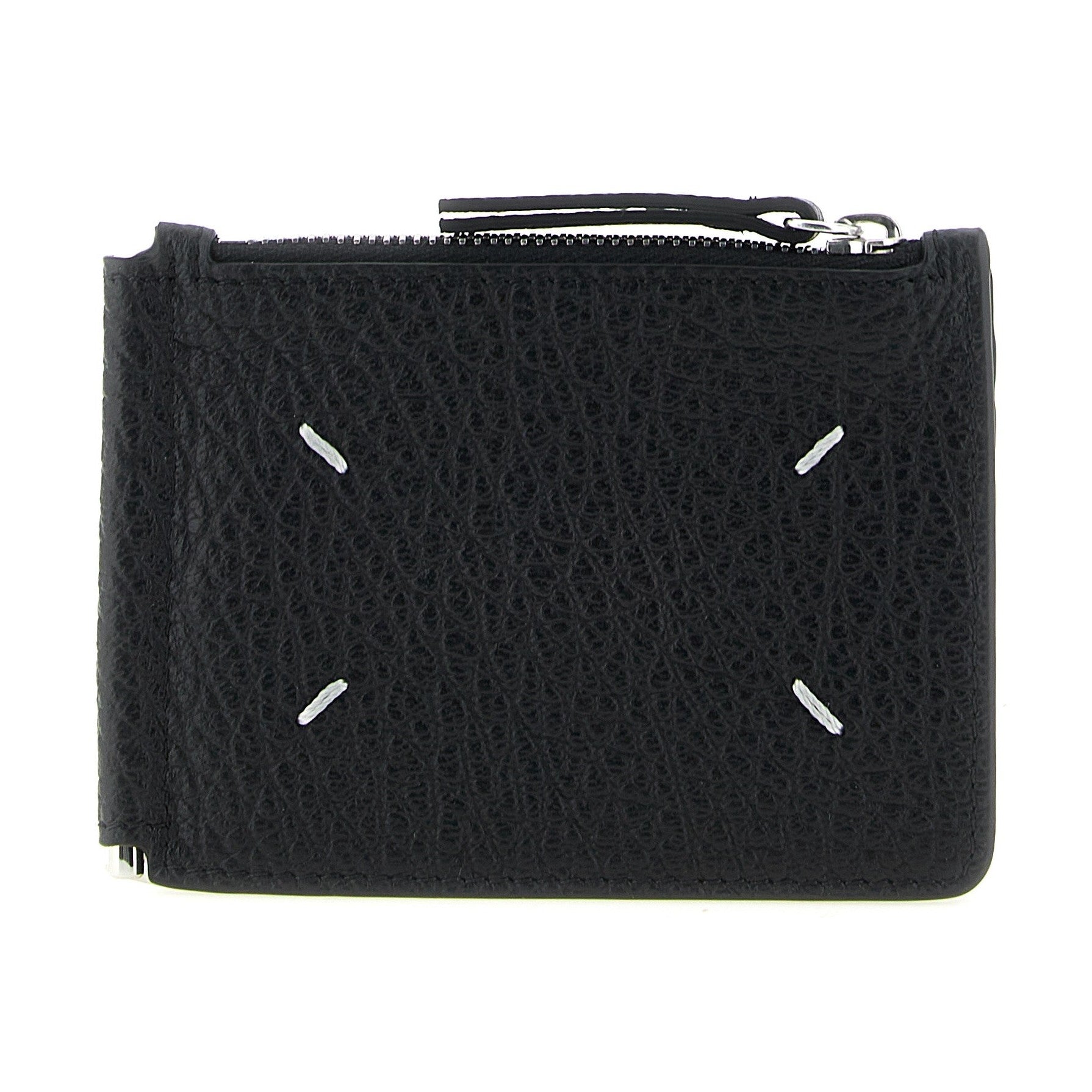 Black Calfskin Leather Wallet