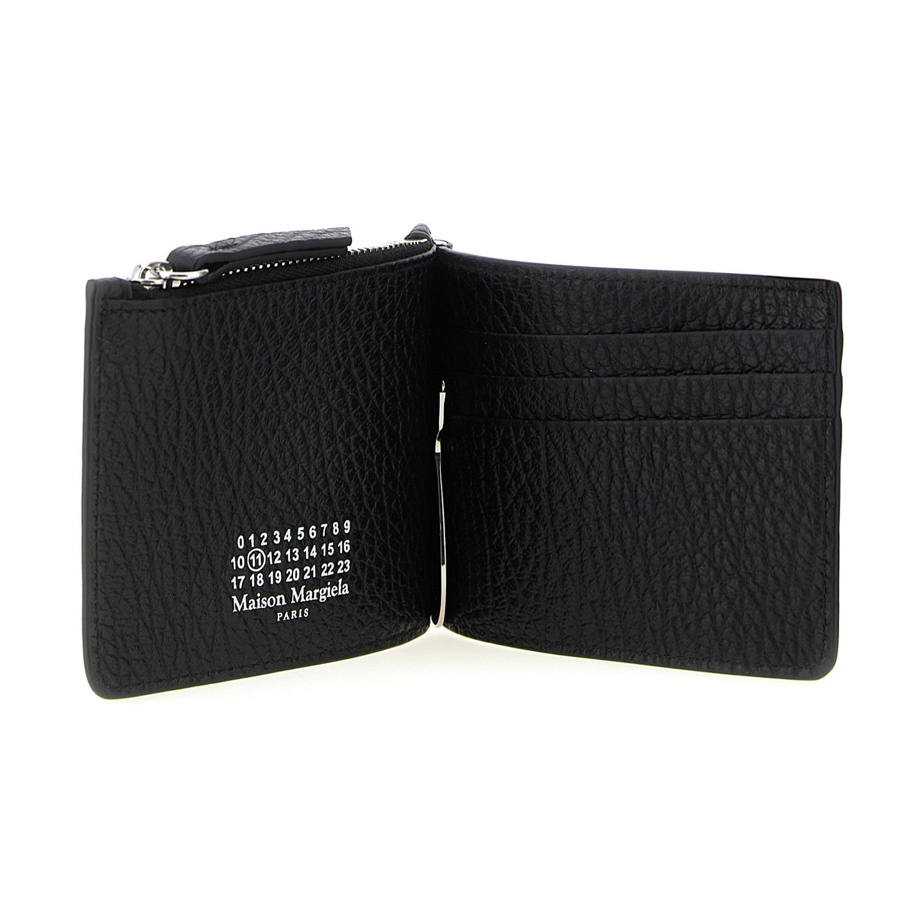 Black Calfskin Leather Wallet