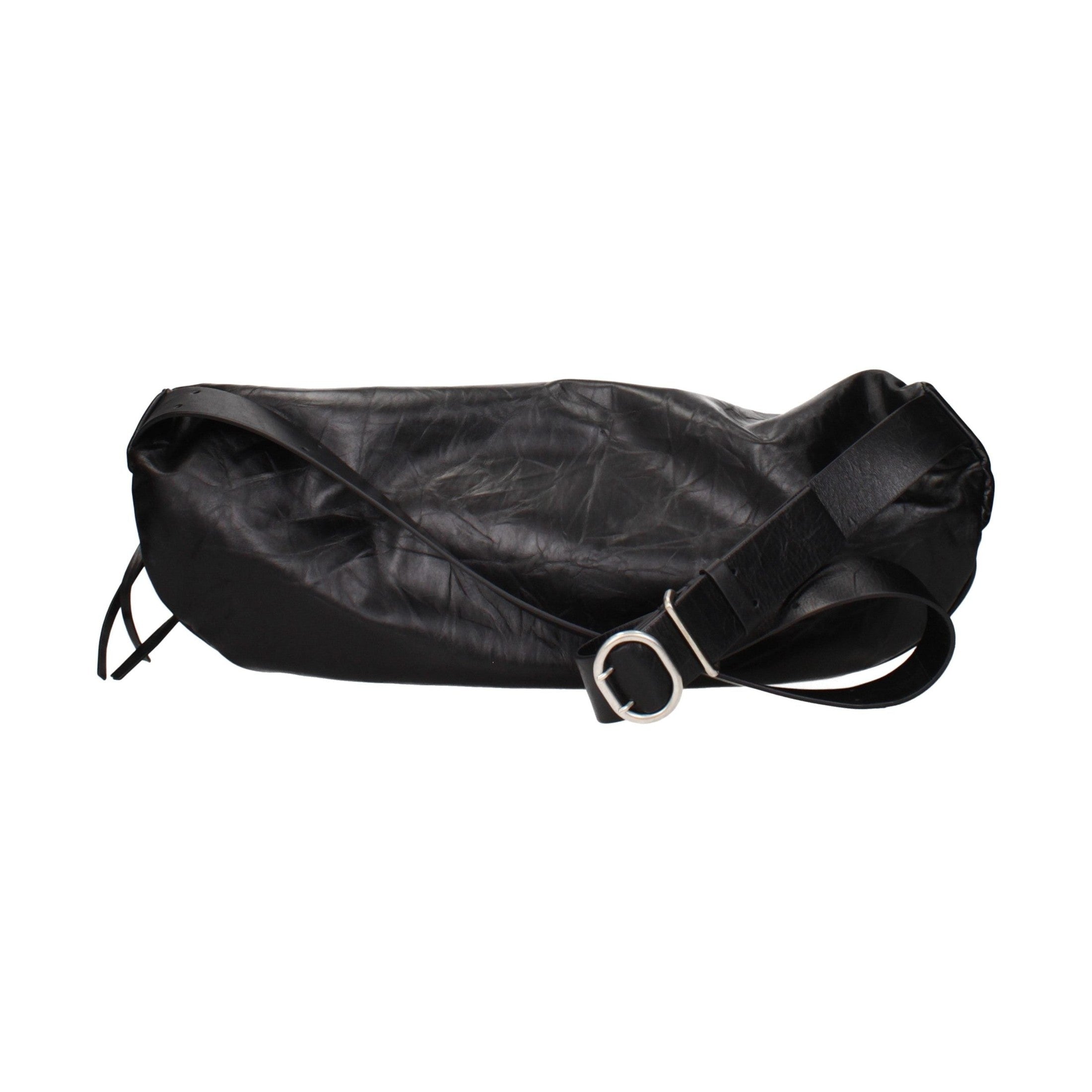 Black Leather Backpack