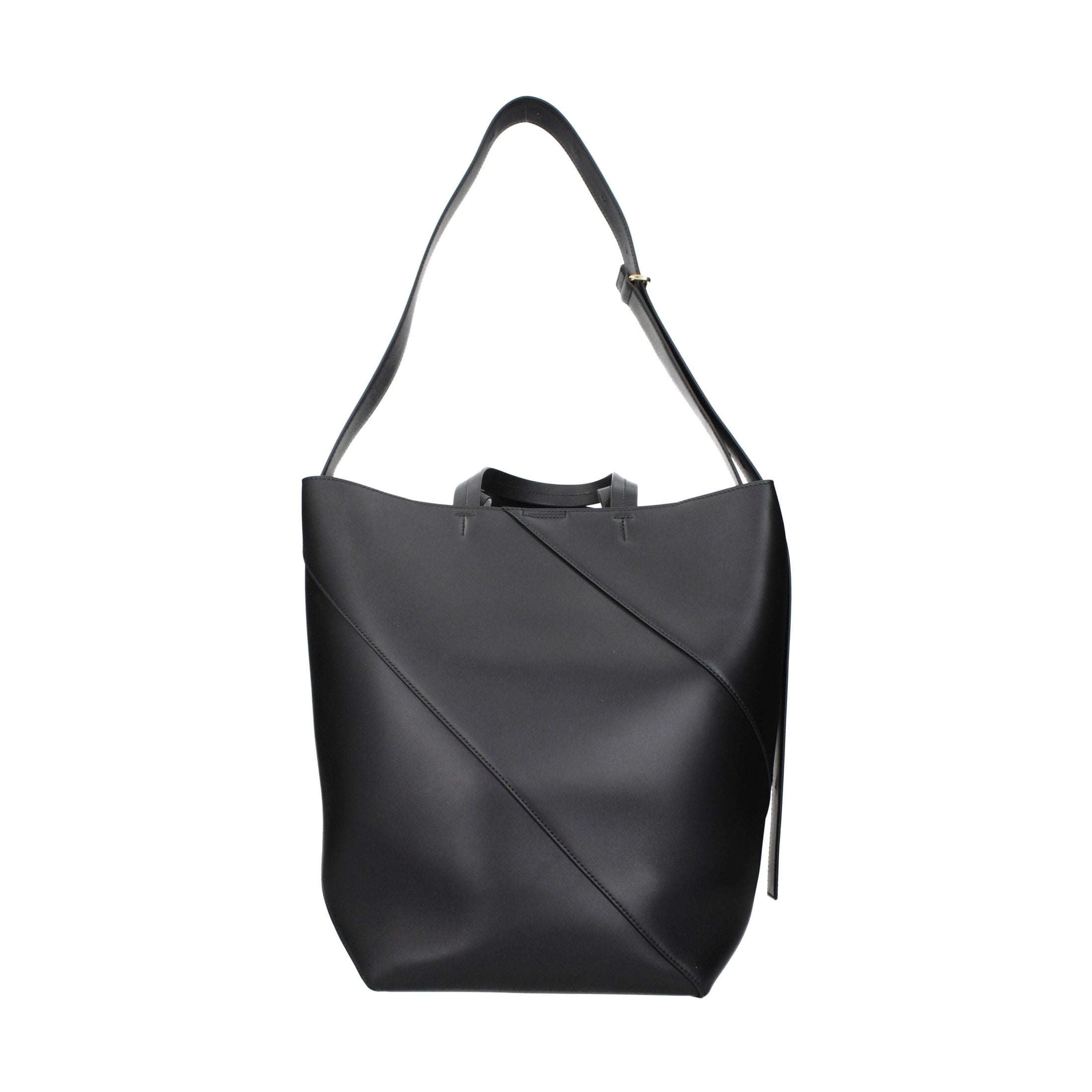 Black Leather Crossbody Bag