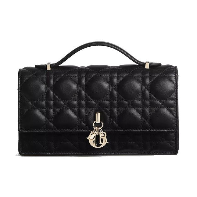 Black Leather Shoulder Bag