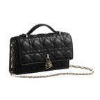 Black Leather Shoulder Bag