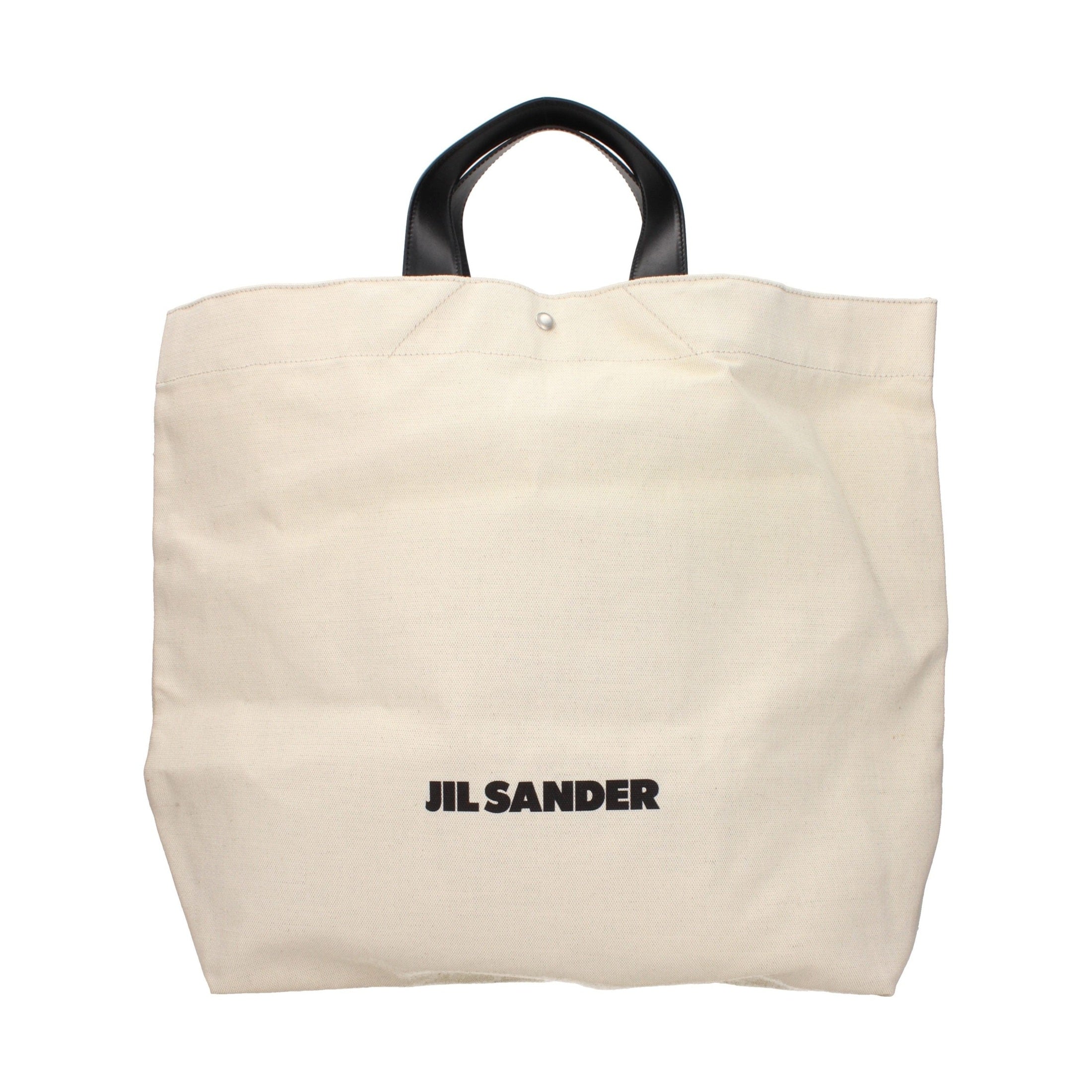 Beige Fabric Handbag