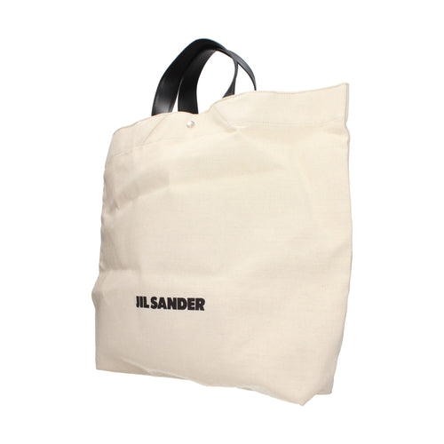 Beige Fabric Handbag