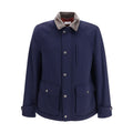 Blue Wool Oves Aries Full-Length Jacket