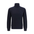 Blue Cashmere Turtleneck