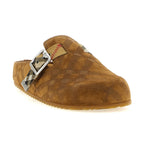 Brown Leather Clogs
