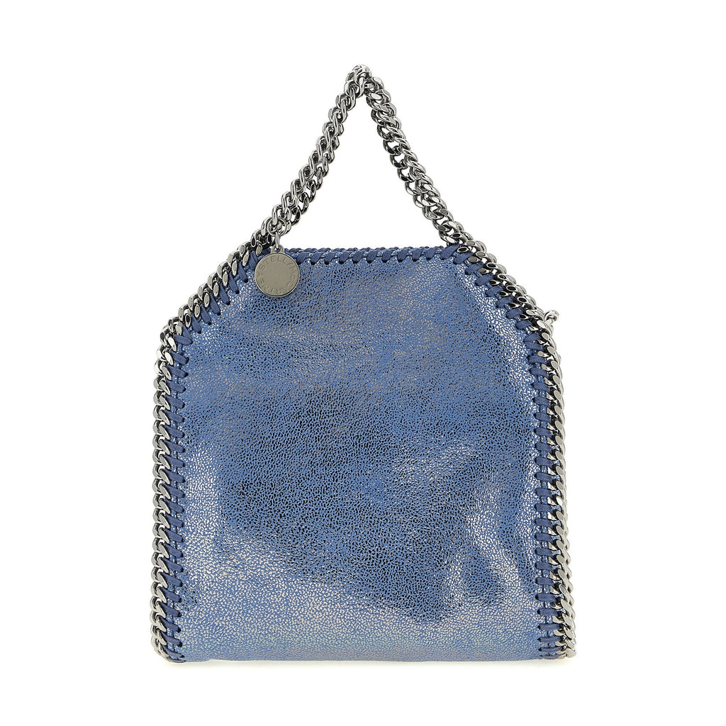 Blue Polyester Handbag