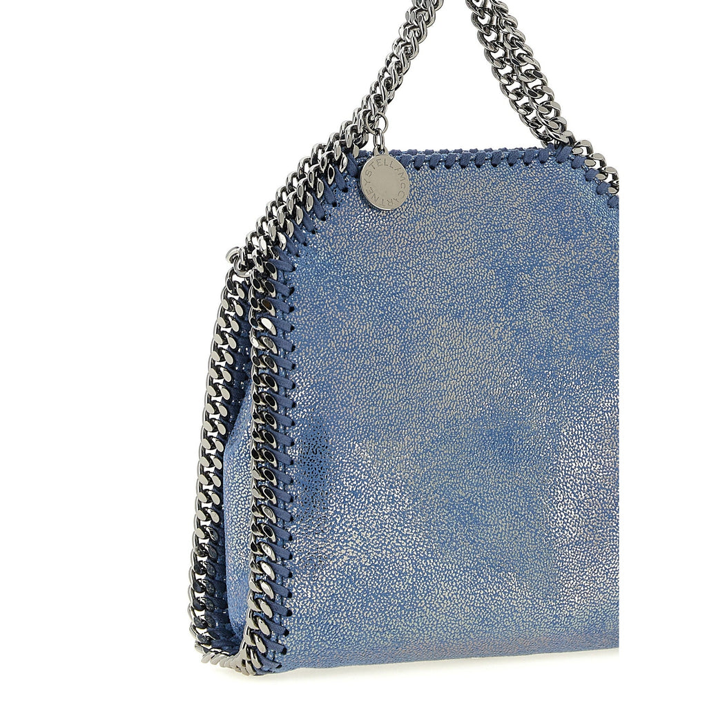 Blue Polyester Handbag