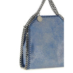 Blue Polyester Handbag