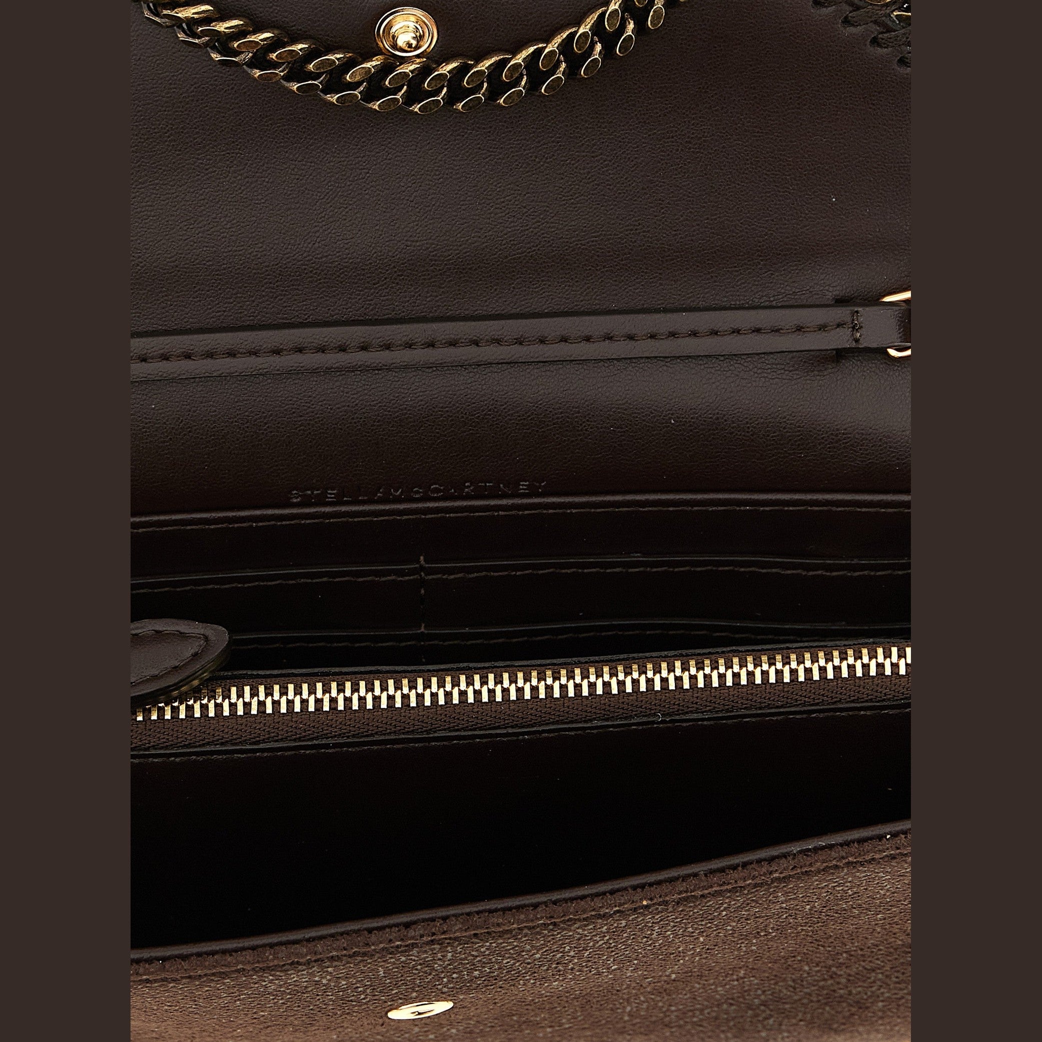Brown Polyester Cardholder