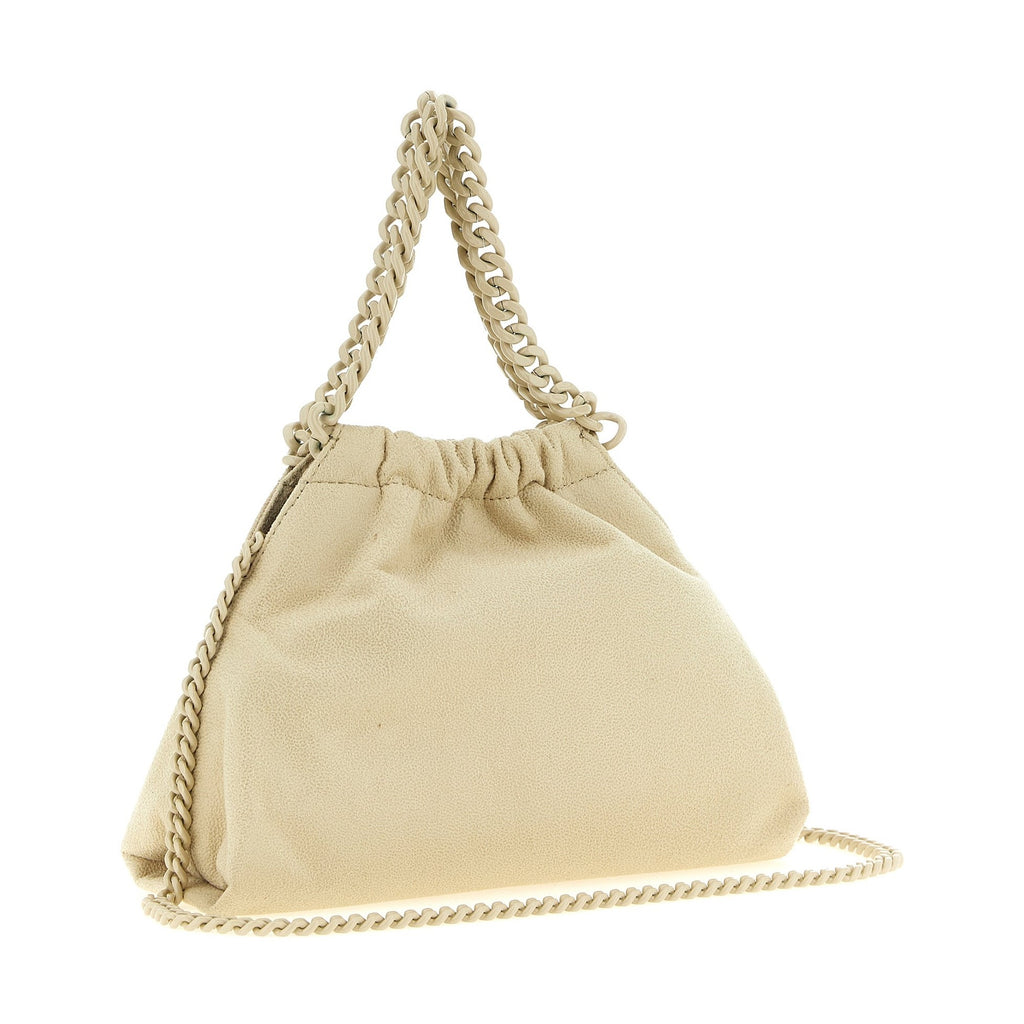 Beige Polyester Shoulder Bag
