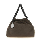 Gray Polyamide Crossbody Bag