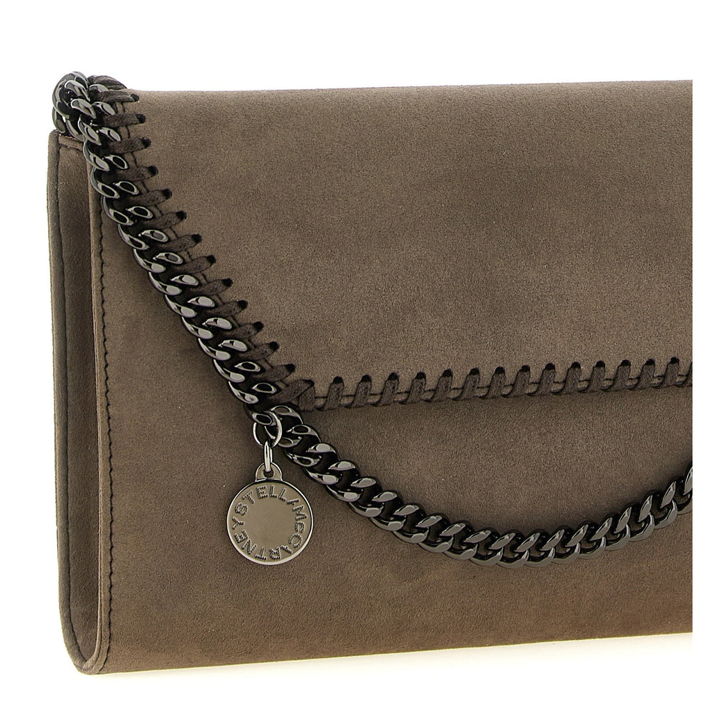 Gray Polyamide Crossbody Bag