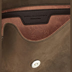 Gray Polyamide Crossbody Bag