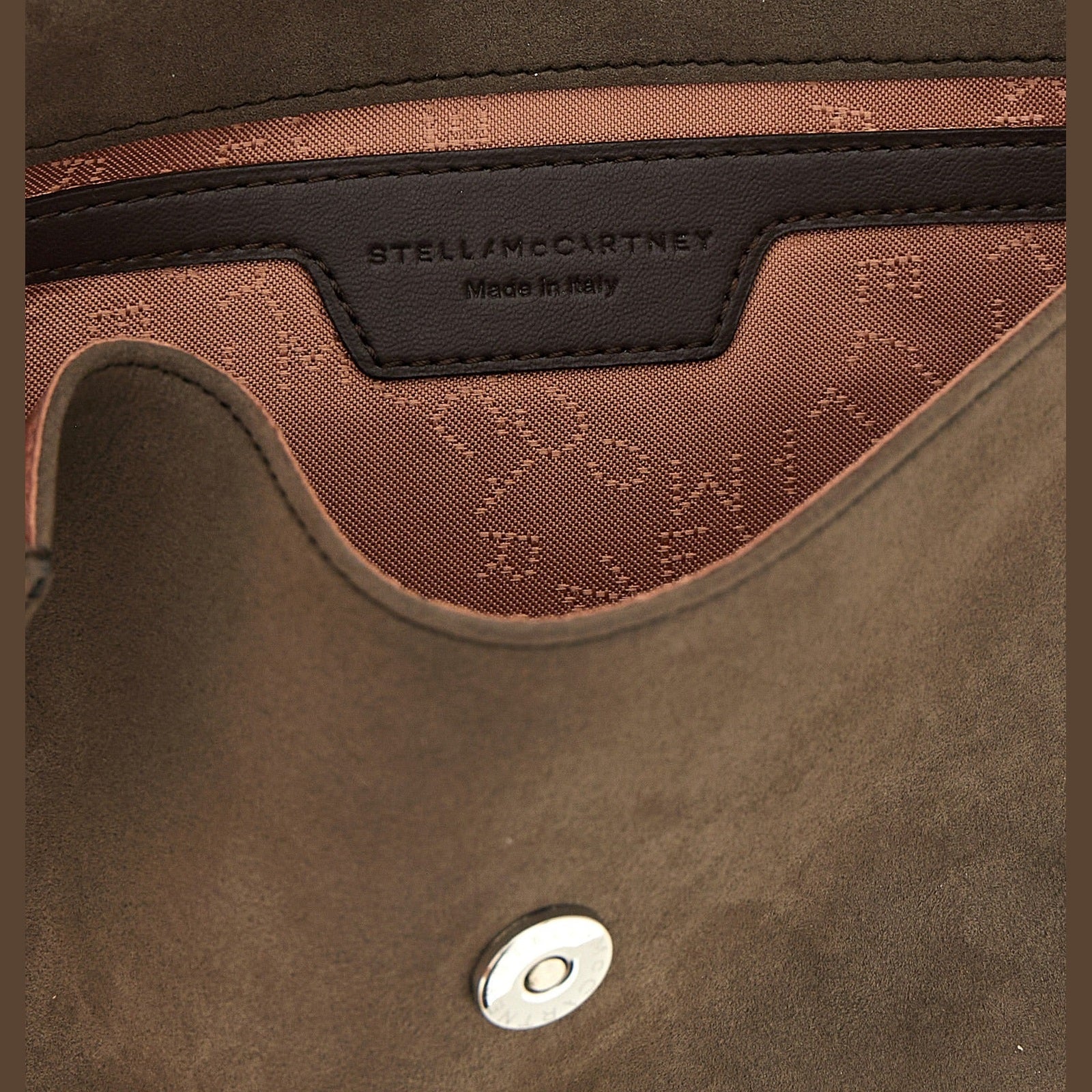 Gray Polyamide Crossbody Bag