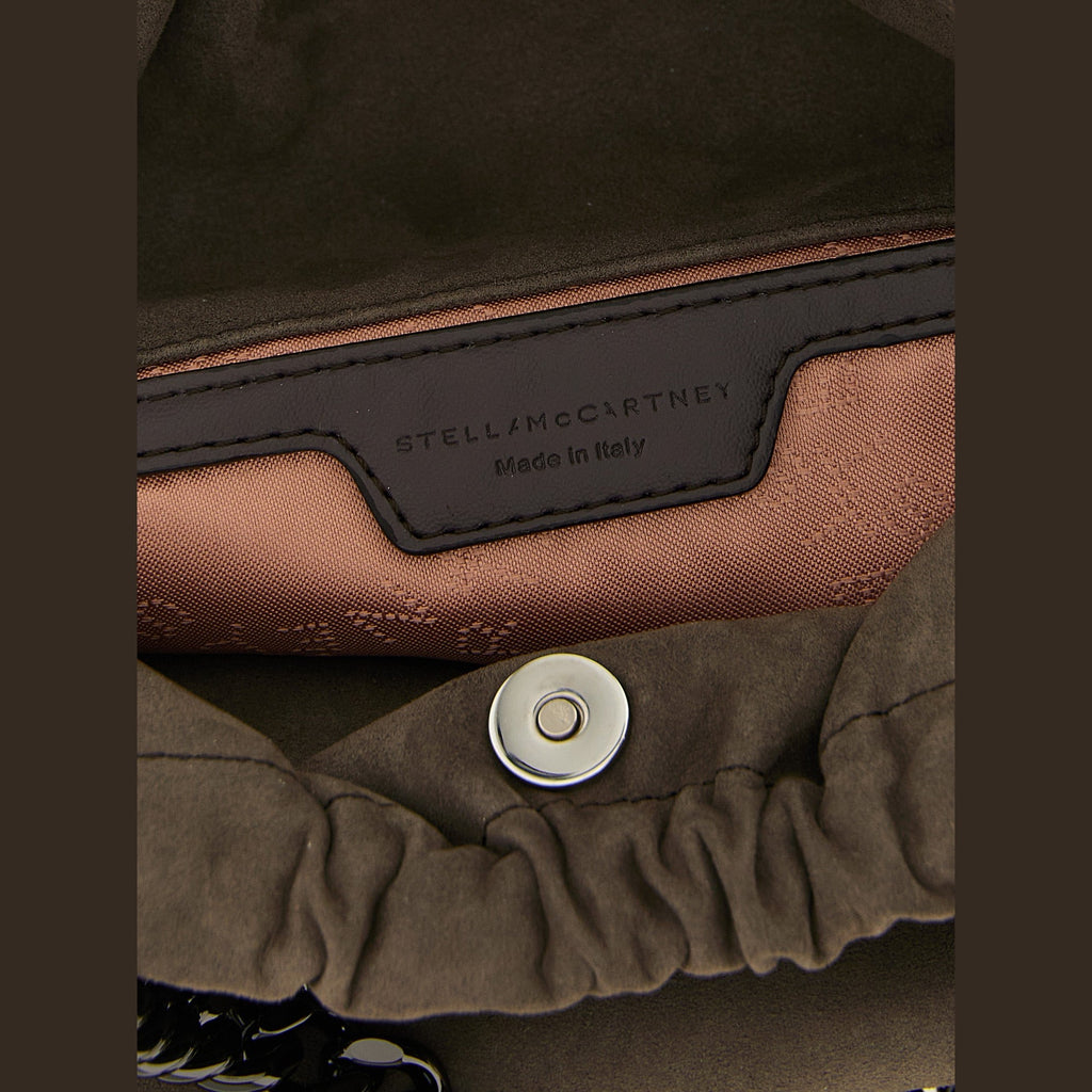 Gray Polyamide Crossbody Bag