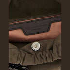 Gray Polyamide Crossbody Bag