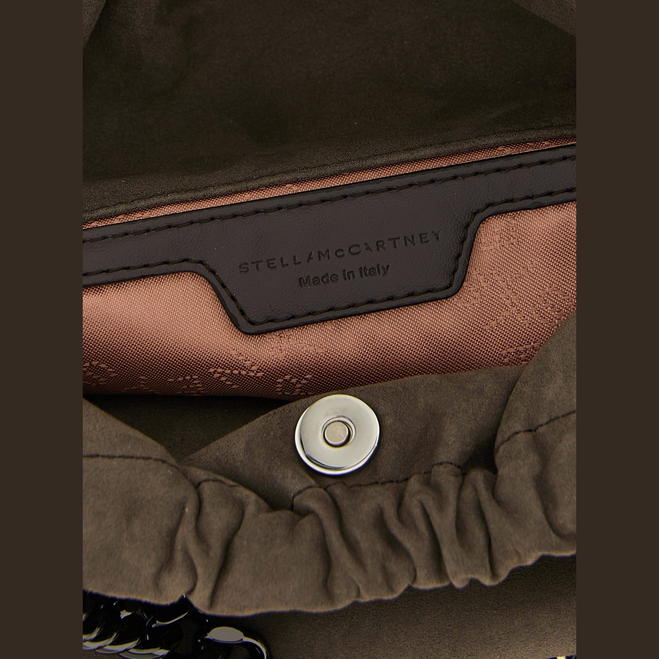 Gray Polyamide Crossbody Bag