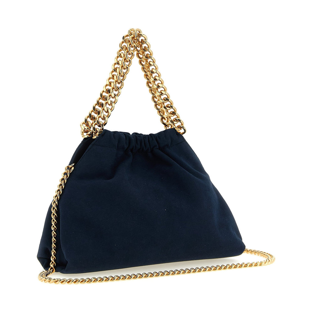 Blue Polyamide Crossbody Bag