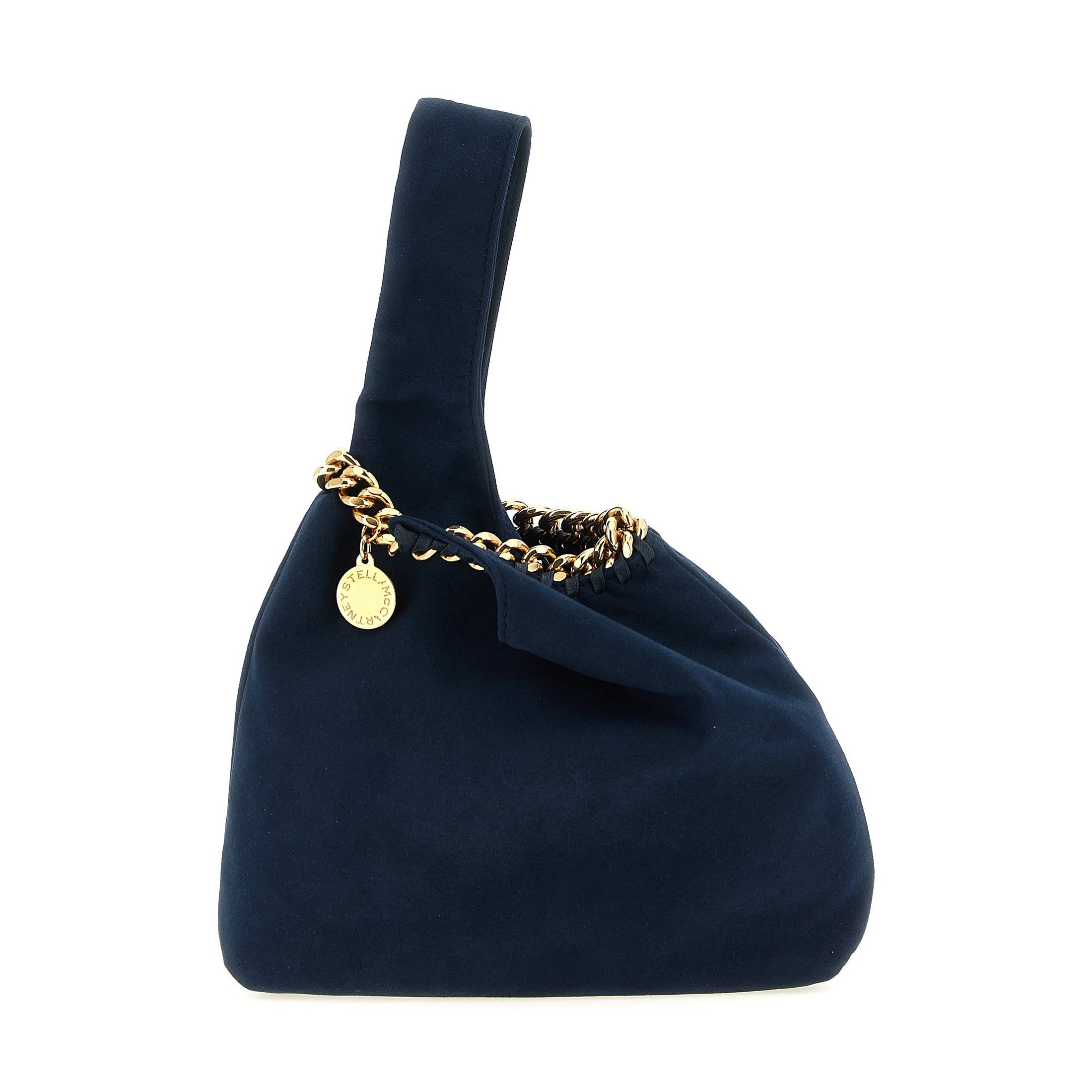 Blue Polyamide Handbag