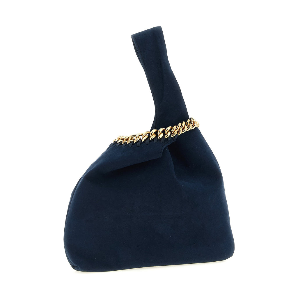 Blue Polyamide Handbag