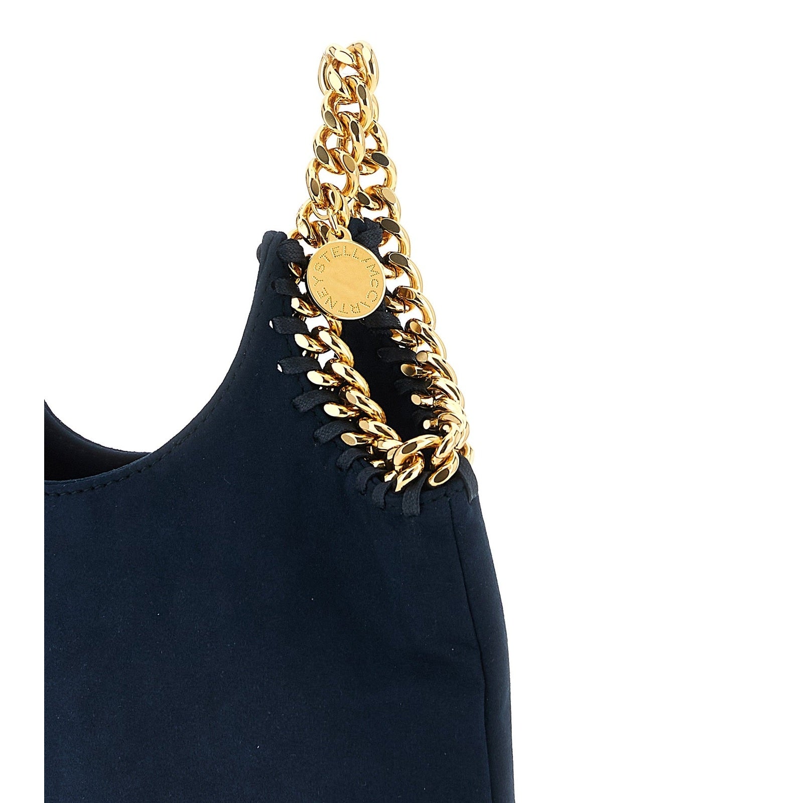 Blue Polyamide Handbag