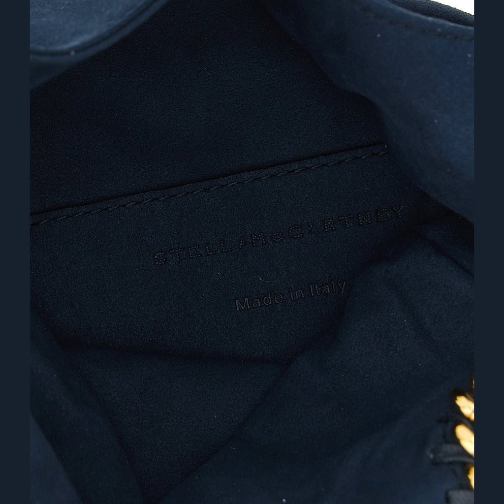 Blue Polyamide Handbag
