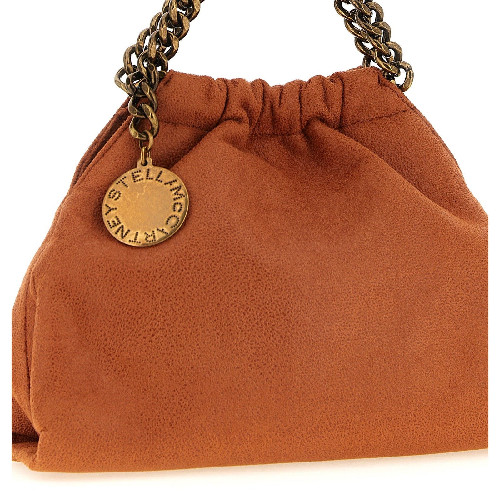 Orange Polyester Shoulder Bag