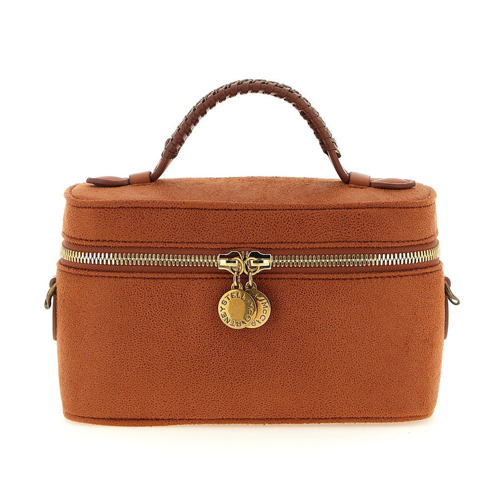 Orange Polyester Crossbody Bag