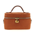 Orange Polyester Crossbody Bag