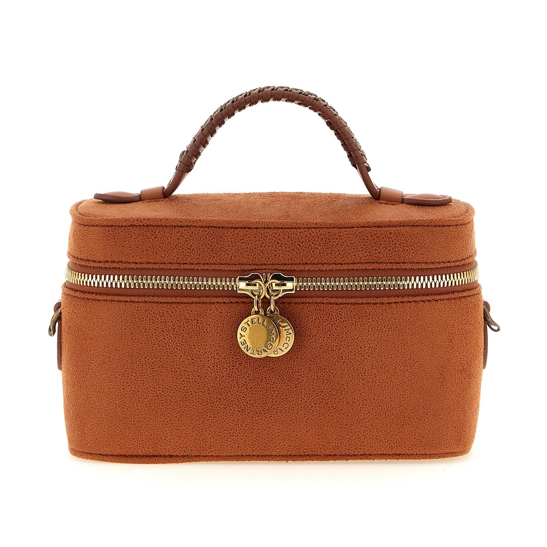 Orange Polyester Crossbody Bag