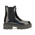 Black Calf Leather Bos Taurus Chelsea Boots