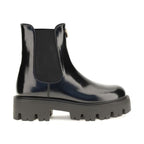 Black Calf Leather Bos Taurus Chelsea Boots