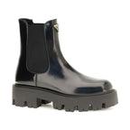 Black Calf Leather Bos Taurus Chelsea Boots