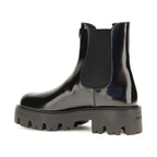 Black Calf Leather Bos Taurus Chelsea Boots