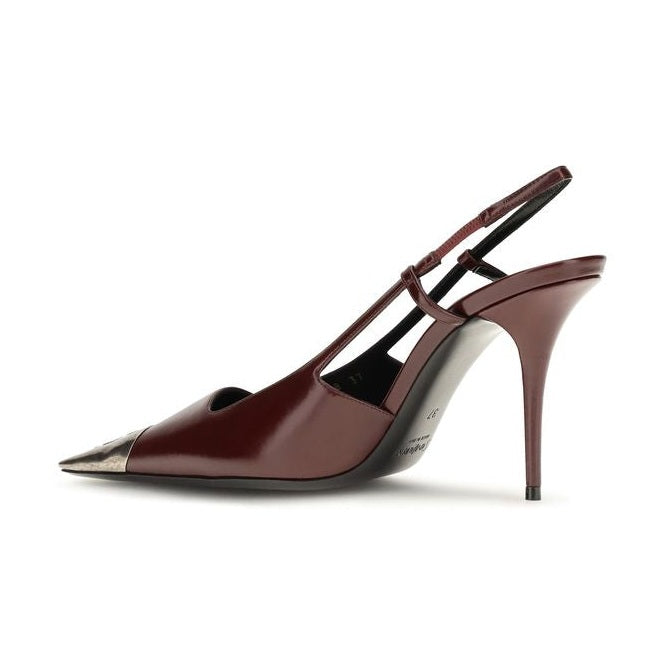 Bordeaux Calf Leather Bos Taurus High Heel Pumps