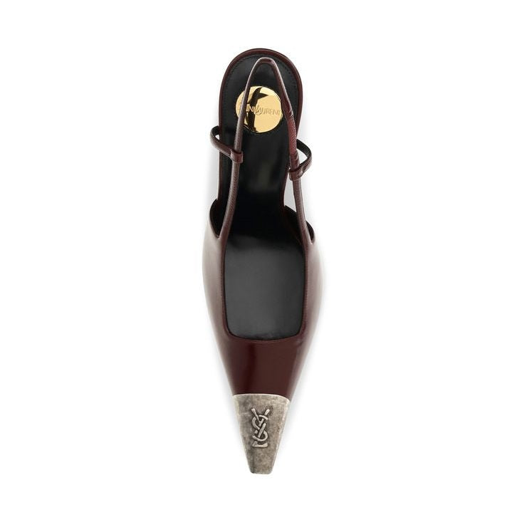 Bordeaux Calf Leather Bos Taurus High Heel Pumps