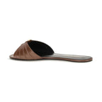 Brown Calf Leather Bos Taurus Mules
