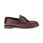 Bordeaux Lamb Ovis Aries Aries Slip-On Loafers