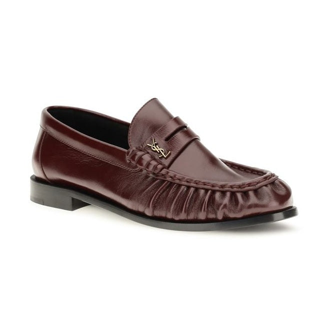 Bordeaux Lamb Ovis Aries Aries Slip-On Loafers