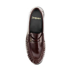 Bordeaux Lamb Ovis Aries Aries Slip-On Loafers