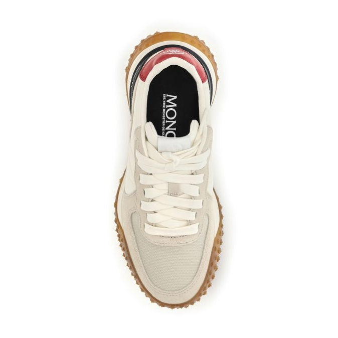 Beige Polyamide Athletic Sneakers