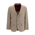 Beige Cotton Blazer