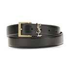 Black Calf Leather Bos Taurus Regular Belt